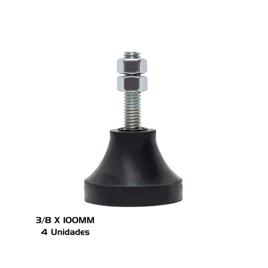 Vibra Stop Amortecedor Micro IV 3/8X100MM 300-1200 KG 4 Und