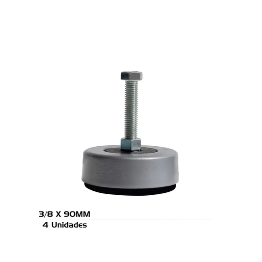 Vibra Stop Amortecedor Mini 3/8 X 90MM 500-2000 KG 4 Und