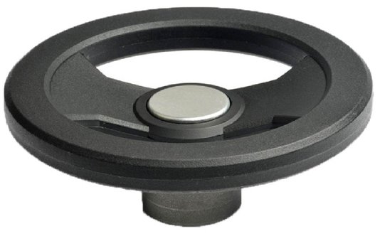 Volante 100mm 2 Raios Cubo em Ferro Fundido V2R 100 6 Und