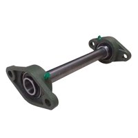 2 Mancal Flange + Rolamento Ucfl205 + 1 Eixo 25X500mm