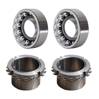 2 Rolamento 1206 K Autocompensador de Esferas + 2 Bucha H206