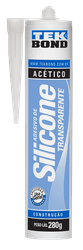 Silicone Transparente 280g Acético Incolor Tekbond