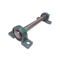 4 Mancal Pedestal + Rolamento Ucp205 + 2 Eixos 25 X 1000
