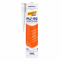 Adesivo Selante Pu40 Branco 400g Pu 40 Mundial Prime
