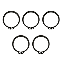 Anel Elastico Para Eixo 40mm Externo de Retenção 5 Unidade