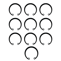 Anel Elastico Para Furo 18mm Interno de Retenção 10 Unidade