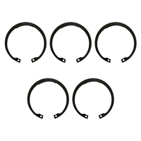 Anel Elastico Para Furo 80mm Interno de Retenção 5 Unidade