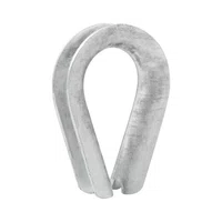 Anilha Sapatilha para Cabo de Aço 3/8 Pol. Vonder