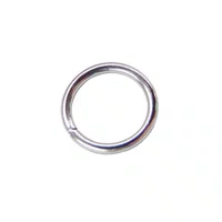 Argola Soldada 6 X 62mm Niquelada