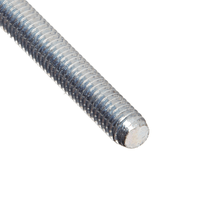 Barra Roscada 12mm X 1000mm Zincado Branco