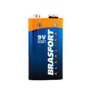 Bateria Alcalina 9v Brasfort