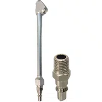 Bico Inflador de Ar Encher Pneus Com Pino Engate Rápido 1/4