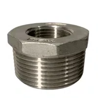 Bucha de Redução Aço Inox 304 Rosca 3/4 X 1/2 Conexão Npt