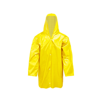 Capa de Chuva Pvc Amarela com Forração Tamanho G Plastcor