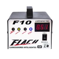 Carregador de Bateria 10 Amperes Inteligente F10 Flach Carregador de Bateria 10 Amperes Inteligente F10 Flach