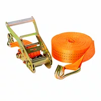 Cinta de Amarração e Catraca 50mm 9 Metros 3 Toneladas Laranja