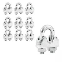Clip para Cabo de Aço 3/16 4,76mm Galvanizado Vonder 10 UND