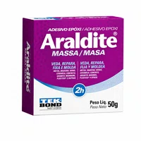 Cola Adesivo Araldite Massa Vedar Metal Madeira 50g Tekbond