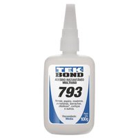 Cola Instantânea Adesivo 793 Bico Antientupimento 100g Tekbond
