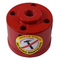 Corpo Serra Copo Diamantada 60mm Vermelha - Braskoki