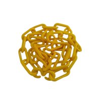 Corrente Plástica Isolamento Amarela 8mm 48 X 32mm Kalipso.