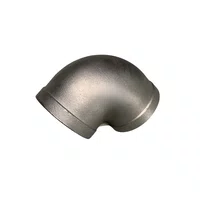 Cotovelo 90 Aço Inox Rosca Femea 1.1/2 Polegada Conexão Npt