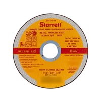 Disco de Corte 115 x 1,0 x 22,2 Inox 48 Peças Starrett