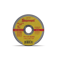 Disco de Corte 115mm X 1,0mm Aço Inox Starrett