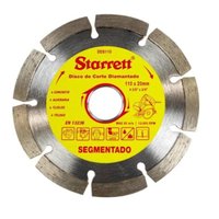 Disco de Corte Diamantado Segmentado 110mm Dds110 Starrett