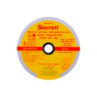 Disco de Corte Fino 7 X 1/16 X 7/8 Polegadas Starrett