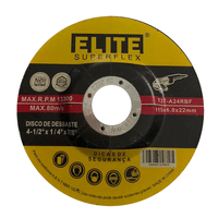 Disco de Desbaste 180mm X 1/4 X 7/8 Polegadas Elite