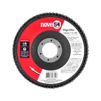 Disco Flap 4.1/2 - 115 X 22 Grão 120 Costado de Fibra Nove54