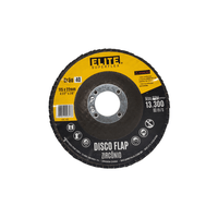 Disco Flap 4.1/2 - 115 X 22 Grão 40 Costado de Fibra Elite