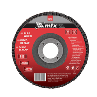 Disco Flap 4.1/2 - 115 X 22 Grão 60 Costado de Fibra Mtx