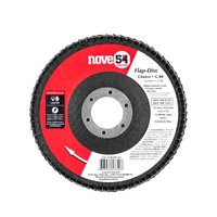 Disco Flap 4.1/2 - 115 X 22 Grão 80 Costado de Fibra Nove54