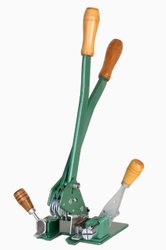 Máquina Aparelho Conjugado Esticar, Selar e Cortar para Fita de Arquear Arqueador Metálico