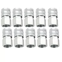 Engate Rápido 1/4 para Ar Rosca Fêmea 1/2 Er767 10 Unidades