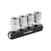 Engate Rápido 1/4 Rosca Fêmea 1/4 Npt Quadruplo Vonder