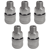 Engate Rápido para Ar Rosca Macho 3/8 Er767m3/8 - 5 Unidades