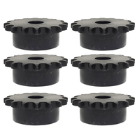 Engrenagem Asa 40 Passo 1/2 10 Dentes Roda Dentada 6 Unidade