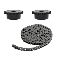 Engrenagem asa 80 Simples 15 e 45 dentes com 2 Mt corrente