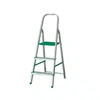 Escada de Alumínio Doméstica com 3 Degraus Suporta 120 Kg