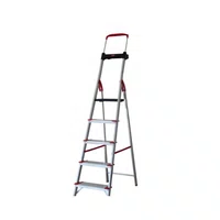 Escada de Alumínio Doméstica Comfort com 5 Degraus Alumasa