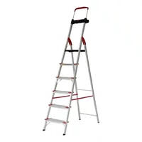 Escada de Alumínio Doméstica Comfort com 6 Degraus Alumasa