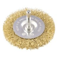 Escova de Aço Circular com Haste 3 X 3/8 X 1/4 Pol - Vonder