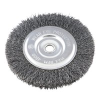 Escova de Aço Circular Ondulada 6 X 1/2 X 1/2 Pol - Vonder