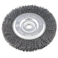 Escova de Aço Circular Ondulada 6 X 1/2 X 5/8 Pol - Vonder