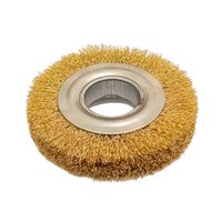 Escova de Aço Circular Ondulada 6 X 1/2 X 7/8 Latao M&s