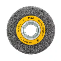 Escova de Aço Circular Ondulada 6 X 2 X 2 Pol Latão