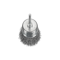 Escova de Aço Copo 50mm 2 Polegadas Ondulada com Haste Escova de Aço Copo 50mm 2 Polegadas Ondulada com Haste